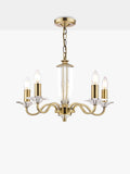 Laura Ashley 5-light chandelier antique finish - British product