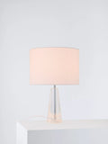Laura Ashley crystal glass table lamp petite clear, imported from the UK