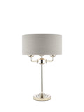 Laura Ashley Sorrento 3 arm table lamp with linen shade (British brand)