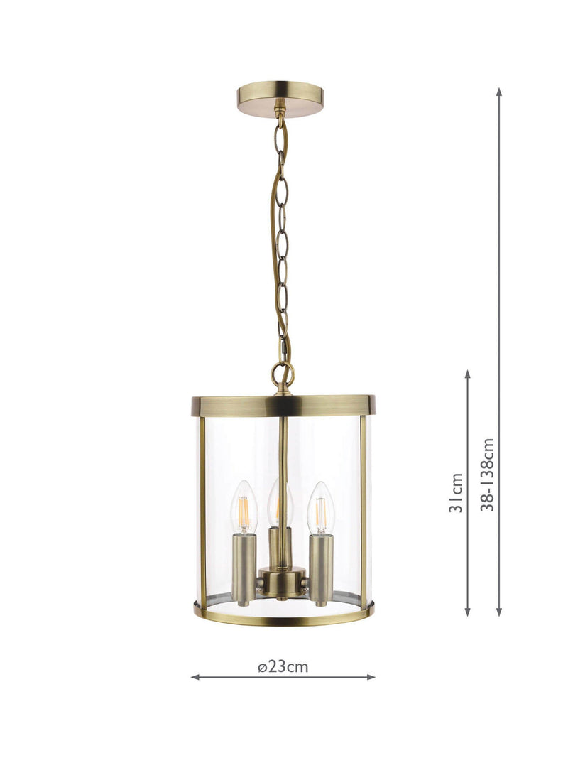 Laura Ashley Selbourne ceiling light antique finish (British brand)