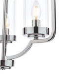 Laura Ashley 3 arm chandelier ceiling light polished chrome, UK version