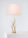Laura Ashley antler table lamp champagne, UK version
