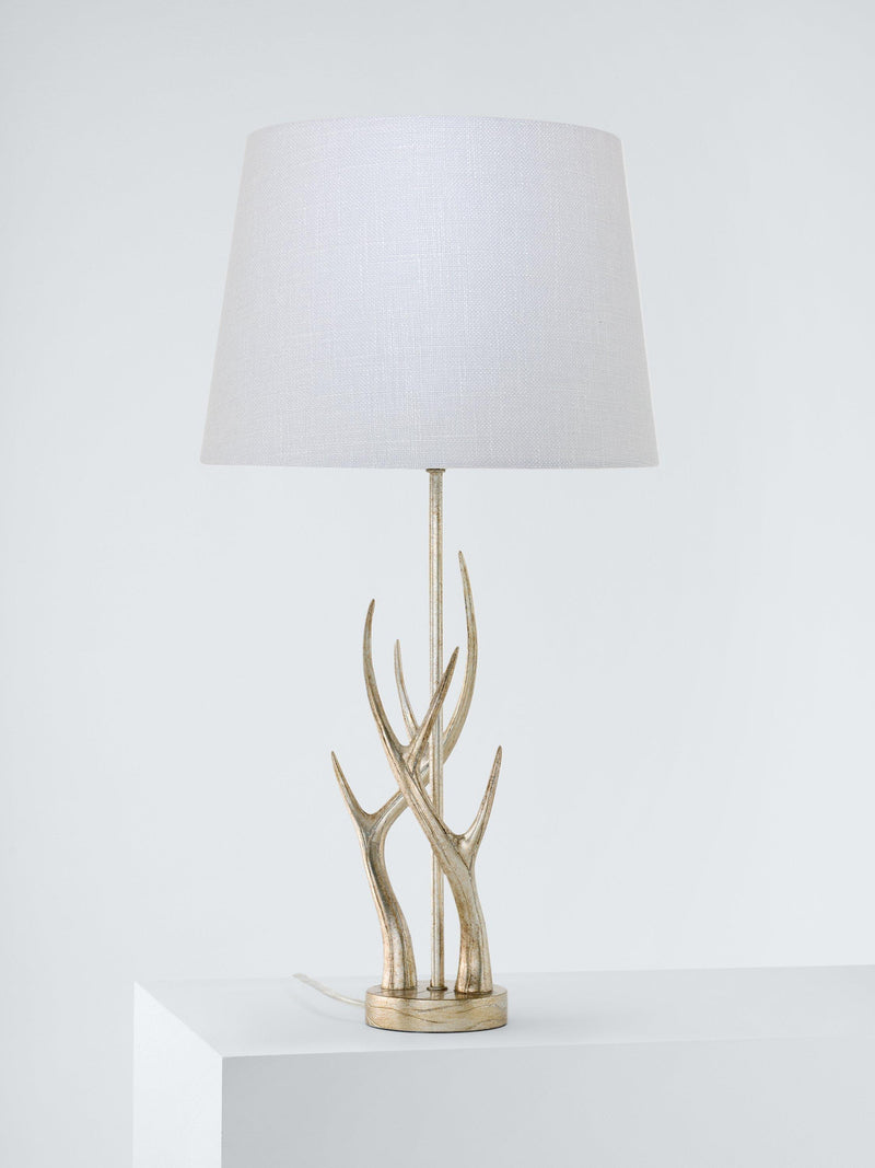 Laura Ashley antler table lamp champagne, UK version
