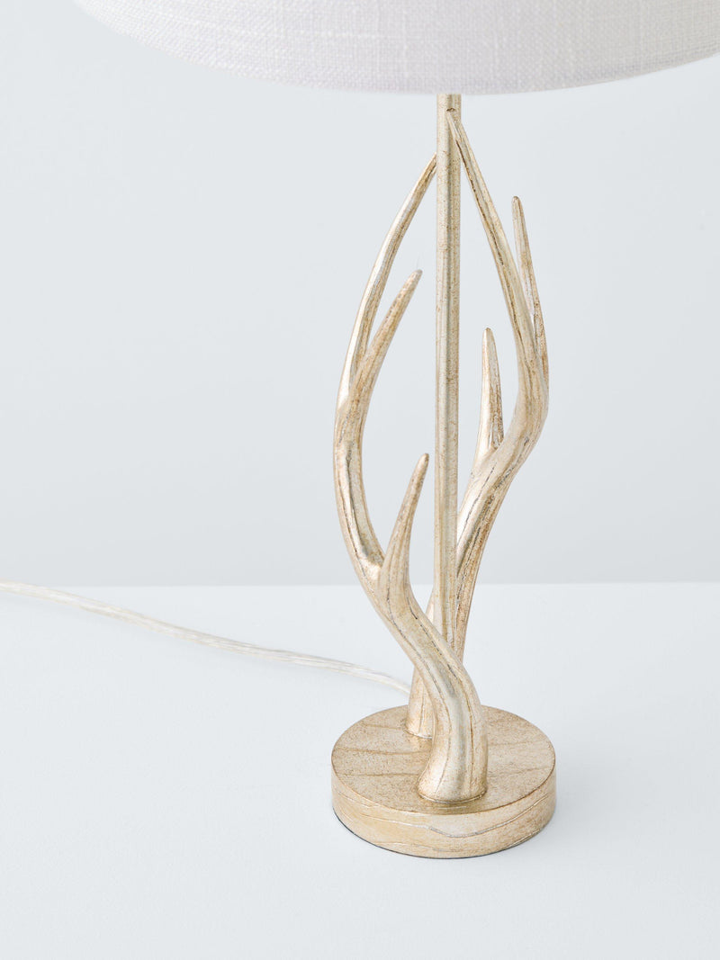 Laura Ashley antler table lamp champagne, UK version