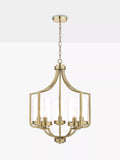Laura Ashley Joseph Chandelier Ceiling Light 5 Arm Polished