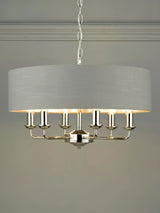 John Lewis Laura Ashley Sorrento 6 Arm Ceiling Light Polished- Buy online at McGrocer