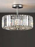 Laura Ashley Fernhurst semi-flush crystal ceiling light, UK version