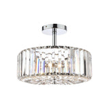 Laura Ashley Fernhurst semi-flush crystal ceiling light, UK version