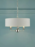 Laura Ashley Sorrento 3 arm ceiling light drum shade, UK version