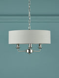 Laura Ashley Sorrento 3 arm ceiling light drum shade, UK version