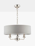 Laura Ashley Sorrento 3 arm ceiling light drum shade, UK version