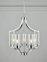 John Lewis Laura Ashley Joseph Chandelier Ceiling Light 5 Arm Polished- Buy online at McGrocer