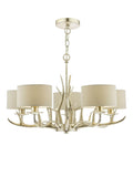 Laura Ashley champagne chandelier 5 arm drop light - British product