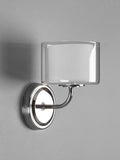 Laura Ashley Southwell glass wall light polished chrome, UK version