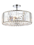 Laura Ashley Fernhurst semi-flush ceiling light large, British brand