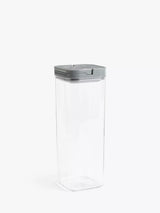 John Lewis John Lewis Flip Lock Airtight Tall Square Food Storage Container 2.3L- Buy online at McGrocer