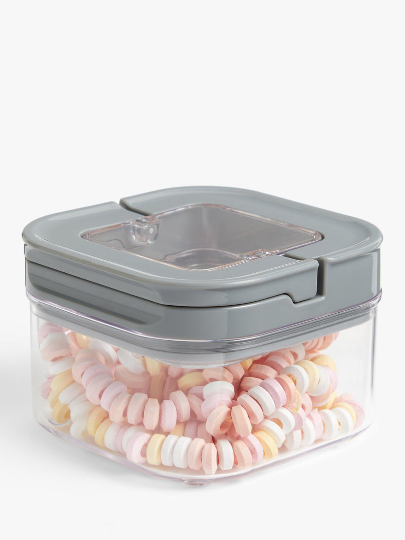 John Lewis Flip Lock Airtight Square Storage Container 450ml, UK version