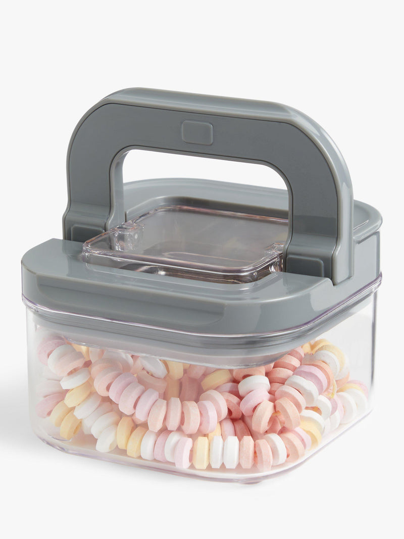 John Lewis Flip Lock Airtight Square Storage Container 450ml, UK version