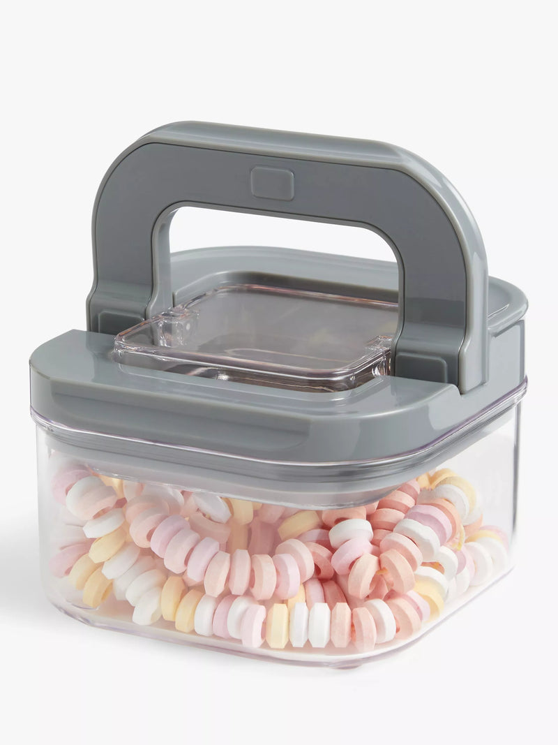 John Lewis Flip Lock Airtight Square Storage Container 450ml, UK version