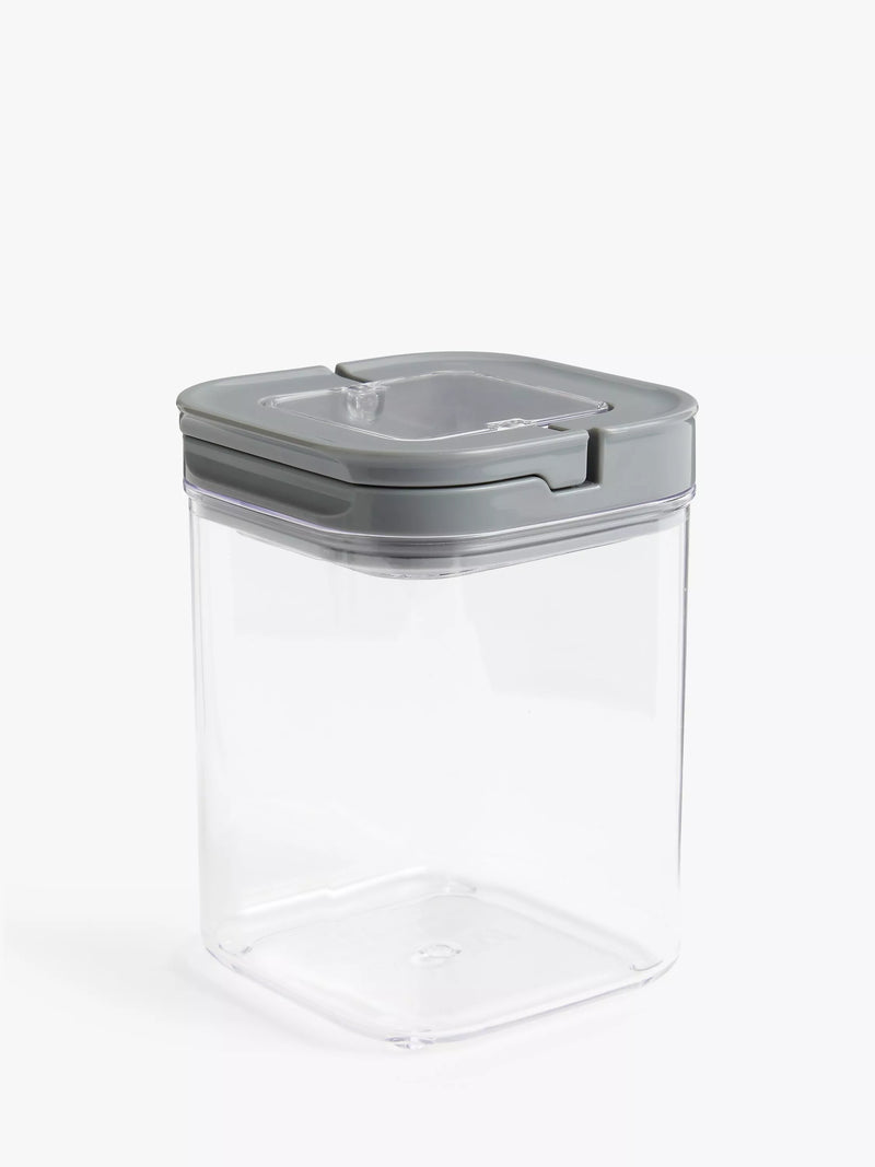 John Lewis Flip Lock square storage container 1.1L, imported from the UK