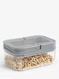 John Lewis Flip Lock airtight rectangular storage container 700ml, UK version