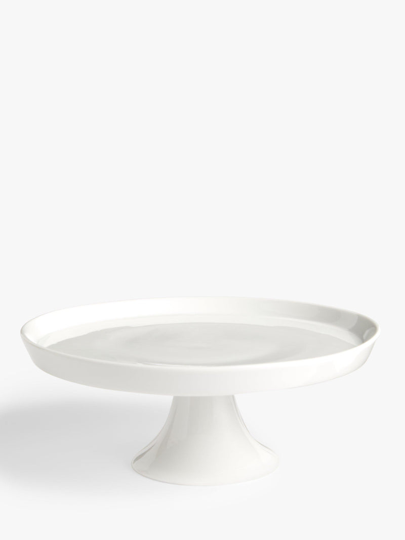 John Lewis white porcelain cake stand 27cm, UK version