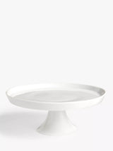 John Lewis Porcelain Cake Stand 27cm in White- Buy online at McGrocer