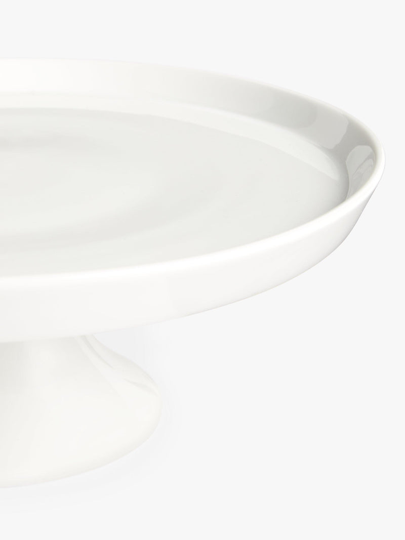 John Lewis white porcelain cake stand 27cm, UK version