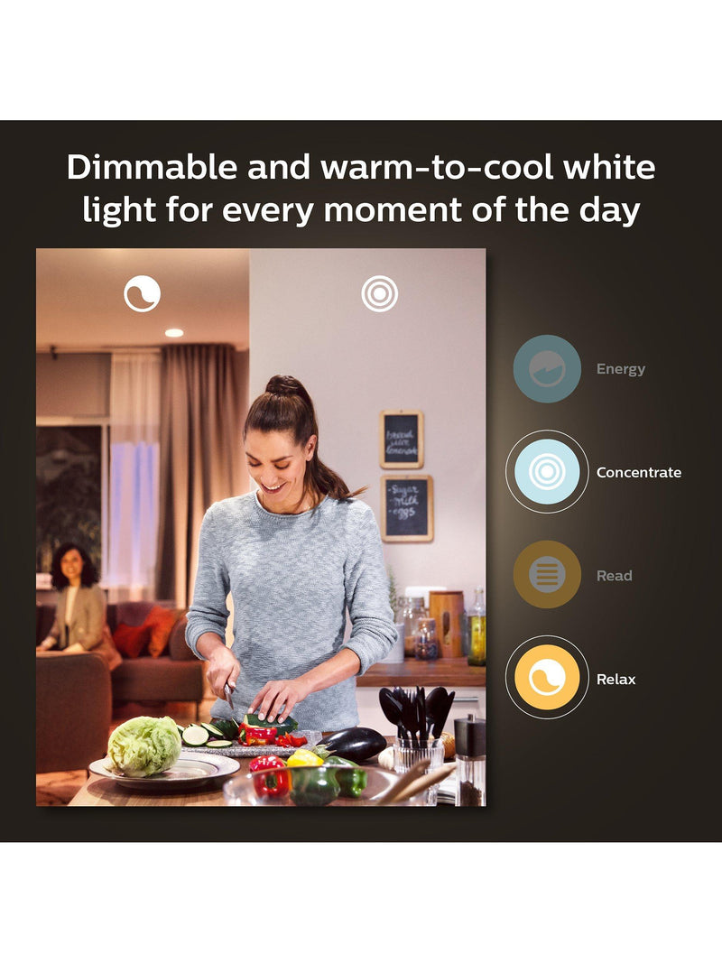 Philips Hue White Ambiance LED bulb pack of 2 E27 - British product