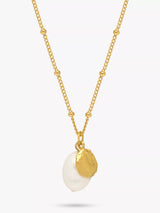 John Lewis Estella Bartlett The Edit Coin & Pearl Necklace Gold- Buy online at McGrocer