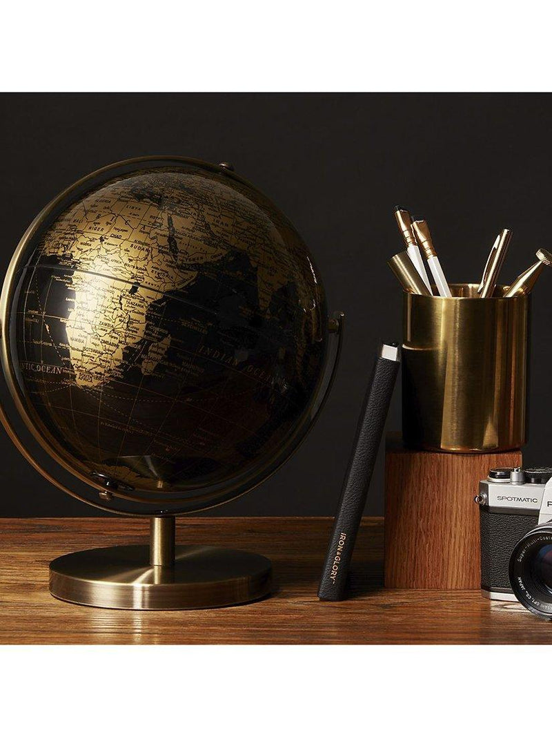 Luckies World Tour black and gold globe 20cm (British brand)