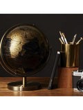 Luckies World Tour black and gold globe 20cm (British brand)