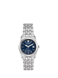 Citizen women's Eco-Drive watch blue dial stainless steel strap - British product