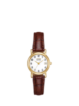 John Lewis Citizen EW1272-01A Women's Eco-Drive Leather Strap Watch- Buy online at McGrocer