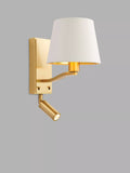 Bay Lighting Manor satin gold wall light - British product