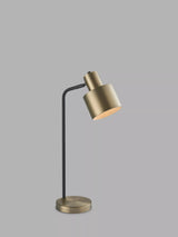 John Lewis Bay Lighting Giles Desk Lamp Antique Brass/Black- Buy online at McGrocer