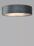 Där Nysa Velvet Flush Ceiling Light, Large