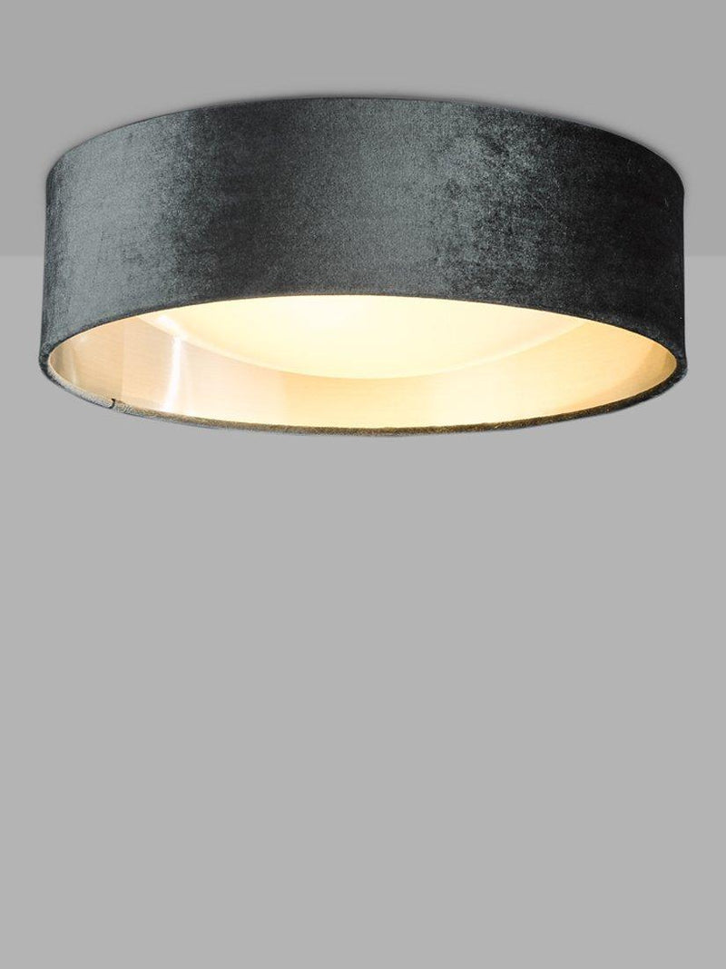 Där Nysa velvet flush ceiling light medium (British brand)