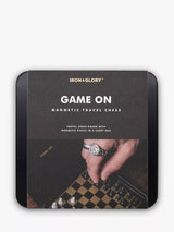 John Lewis Magnetic Travel Chess Set with Velvet Pouch and Tin Board- Buy online at McGrocer