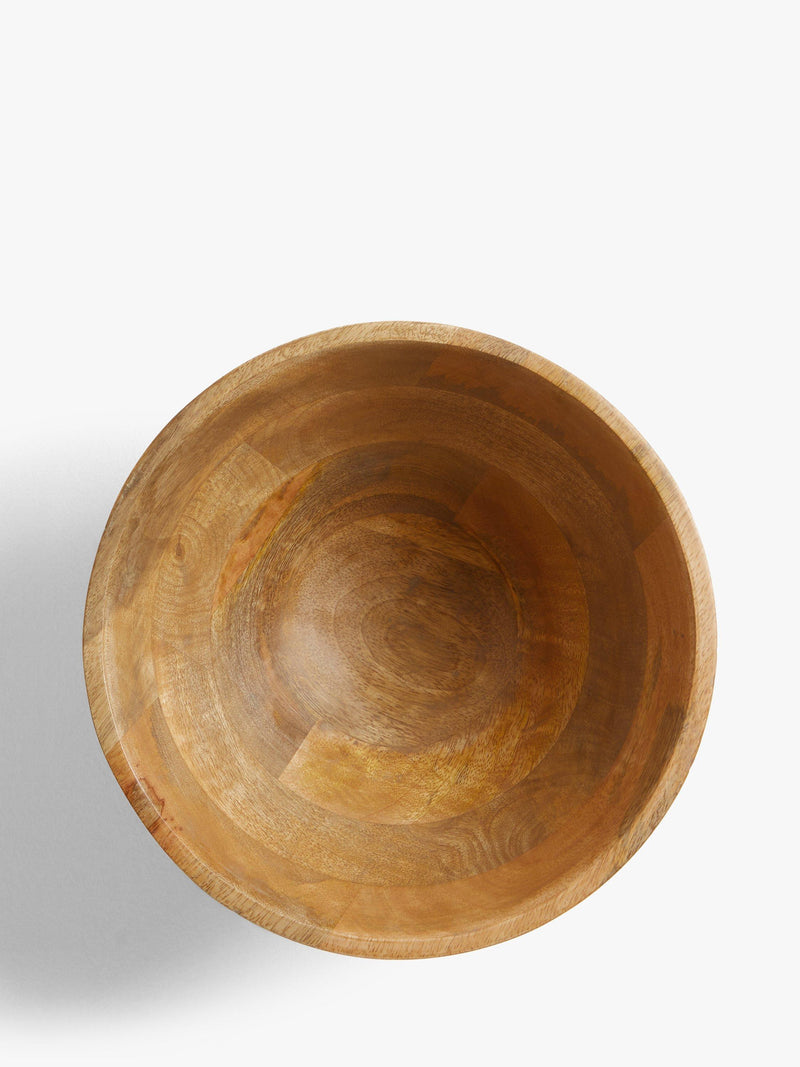 John Lewis salad bowl natural mango wood 24cm, UK version