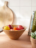 John Lewis salad bowl natural mango wood 24cm, UK version