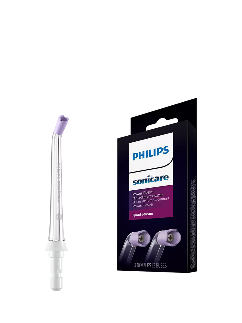 Philips Sonicare Quad Stream replacement nozzles pack of 2 (British brand)