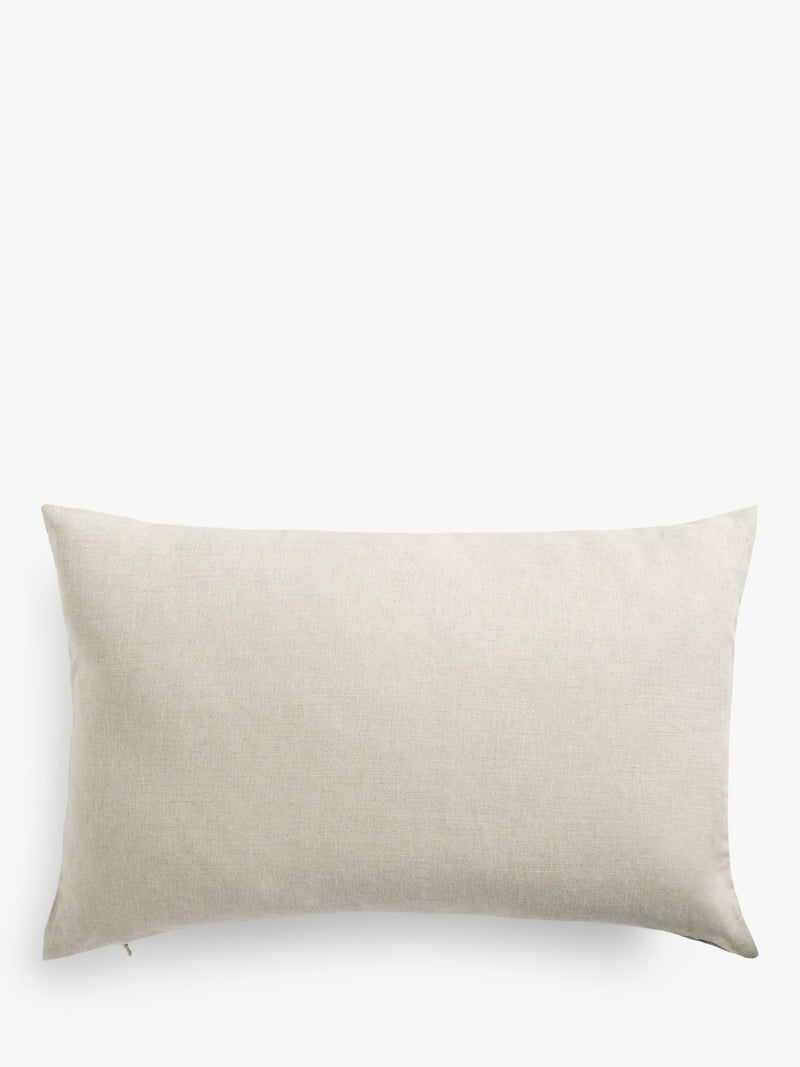 John Lewis linen cushion multi watercolour geometric 40x60cm (British brand)