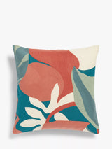John Lewis John Lewis Floral Crop Embroidered Cushion 50 x 50cm- Buy online at McGrocer