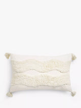 John Lewis John Lewis Tufted Waves Scatter Cushion, 35 x 55cm- Buy online at McGrocer