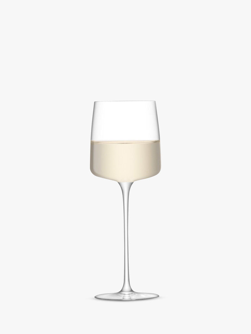 LSA International Metropolitan white wine glasses set of 4 350ml (British brand)