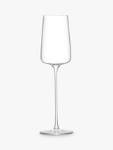 John Lewis LSA International Metropolitan Clear Glass Champagne Flutes, Set of 4, 230ml- Buy online at McGrocer