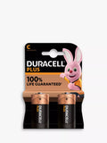 Duracell Plus C batteries pack of 2, imported from the UK