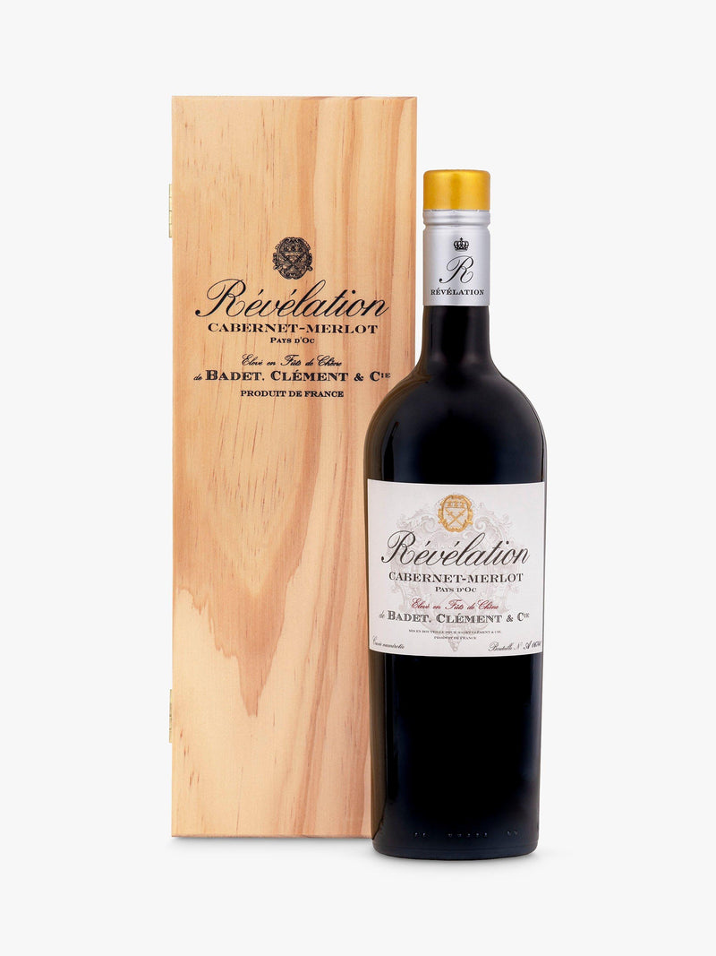 Revelation Cabernet-Merlot red wine 75cl, imported from the UK