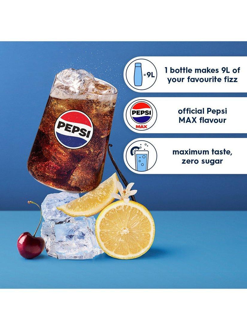 SodaStream sugar-free cola sparkling drink mix 440ml (British brand)